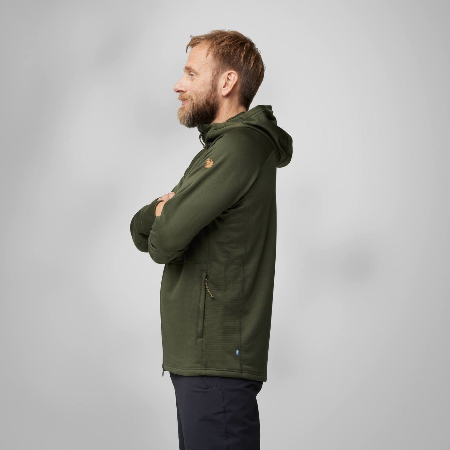 ABISKO GRID FLEECE HOODIE M - US 0622