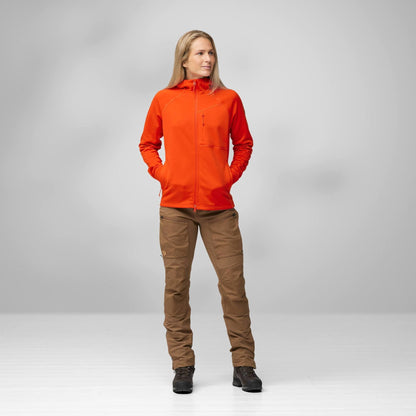 ABISKO GRID FLEECE HOODIE W - US 7694