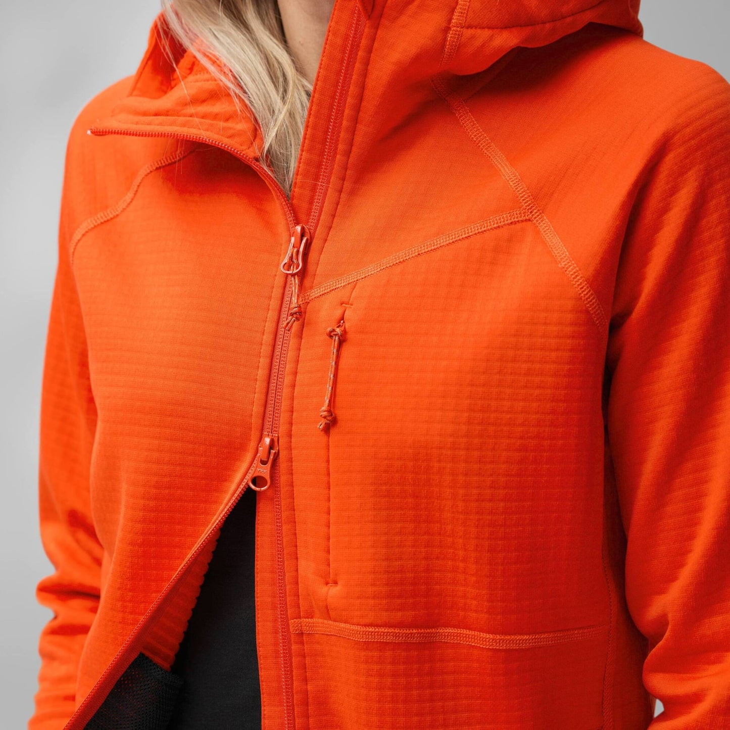 ABISKO GRID FLEECE HOODIE W - US 0307
