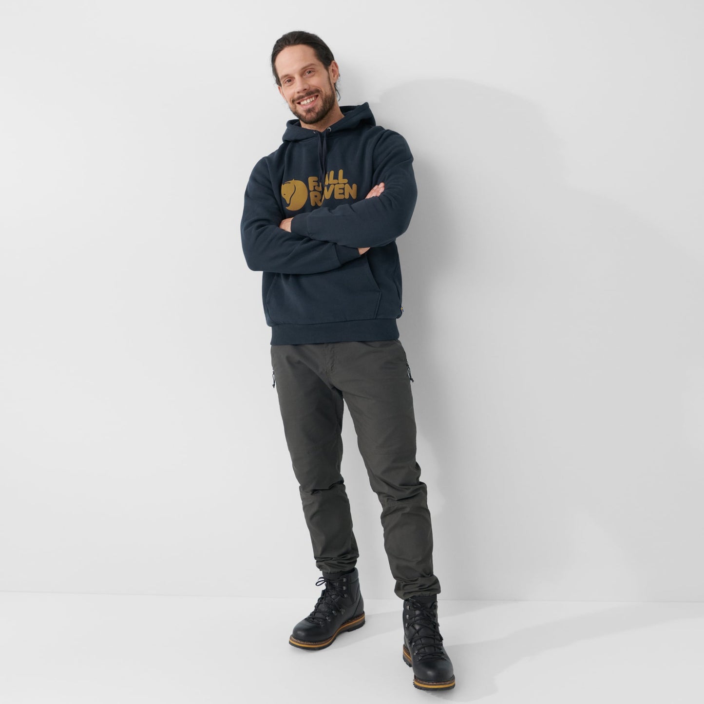 FJÄLLRÄVEN LOGO HOODIE M - US 6760