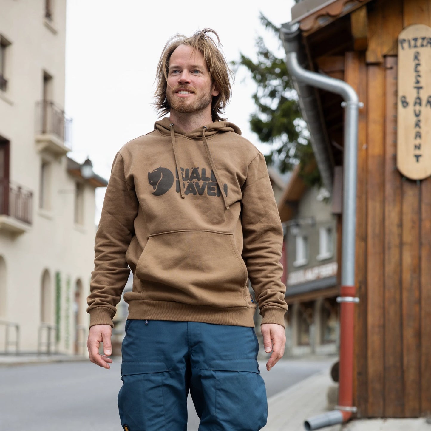 FJÄLLRÄVEN LOGO HOODIE M - US 6952