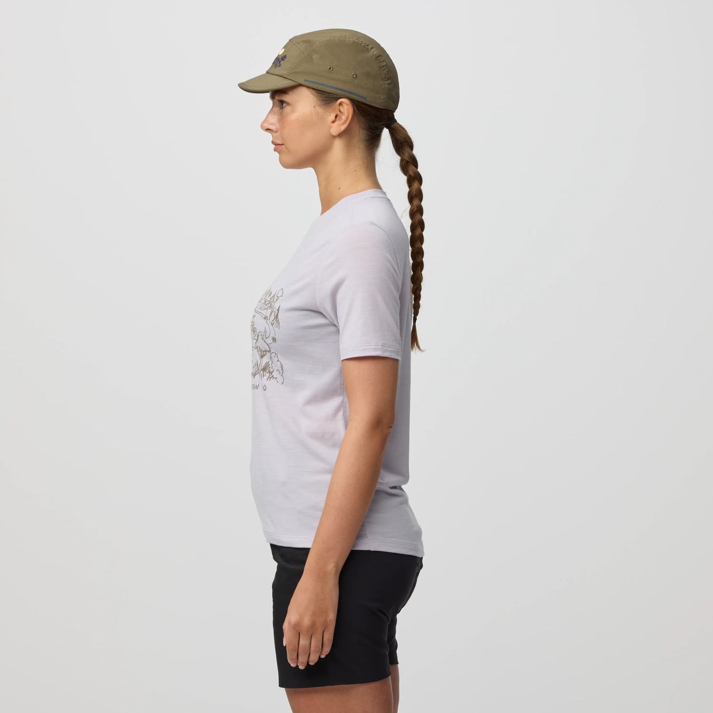 HOJA LUGNT WOOL T-SHIRT W - US 0992