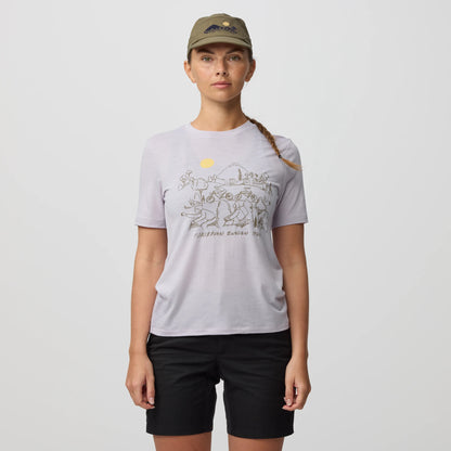 HOJA LUGNT WOOL T-SHIRT W - US 0992