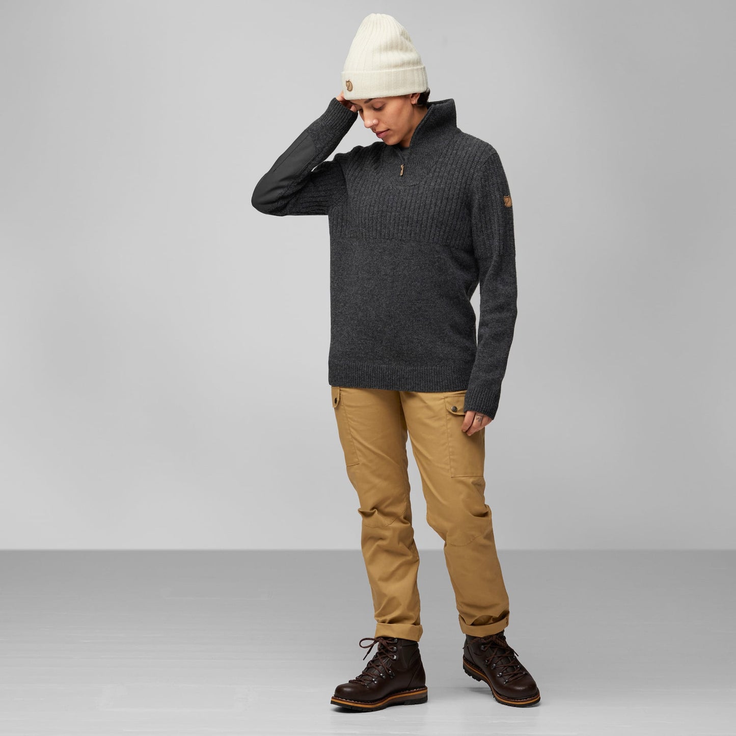 ÖVIK HALF ZIP KNIT W - US 4571