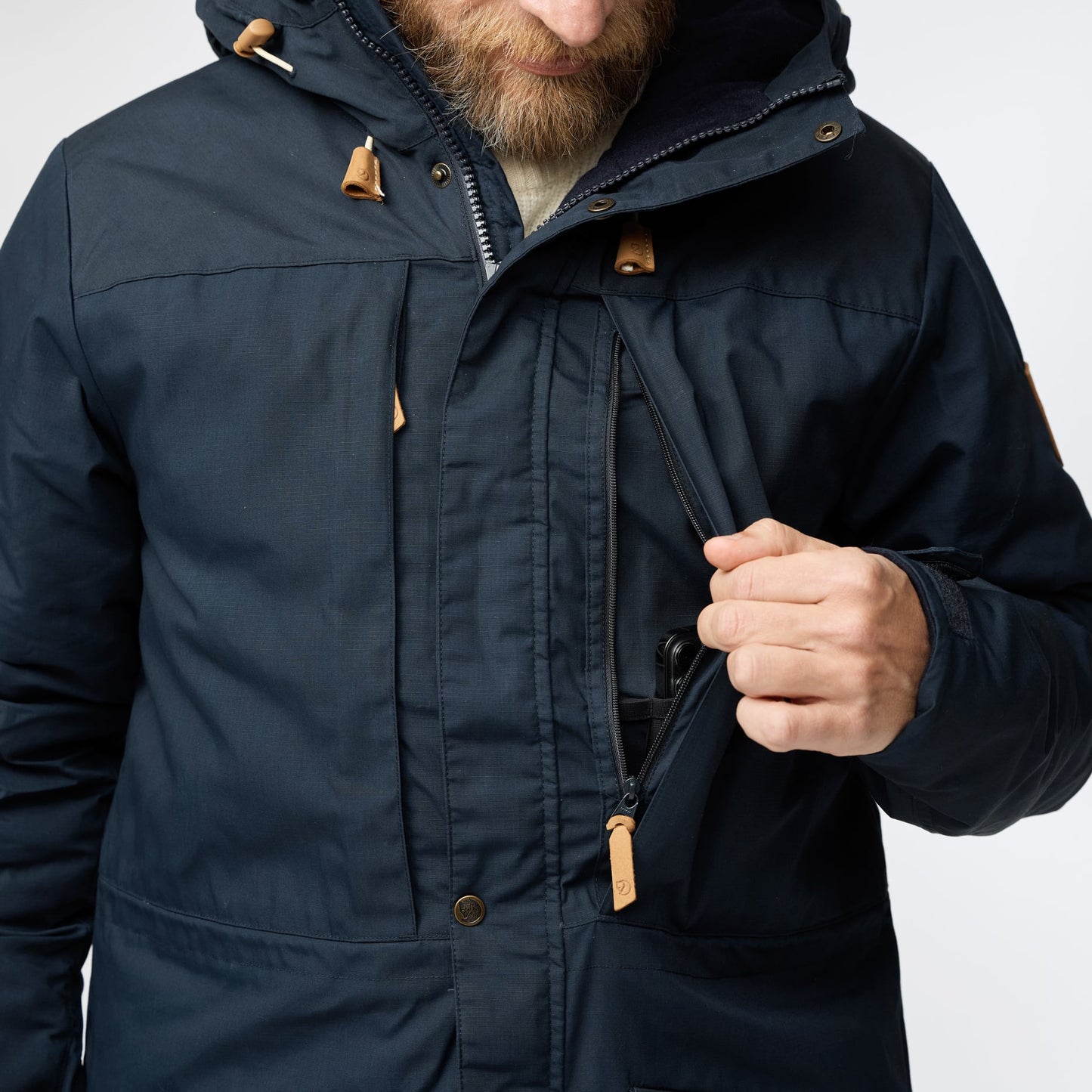 SINGI WOOL PADDED PARKA M - US 8121