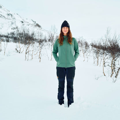 ABISKO GRID FLEECE HOODIE W - US 0307