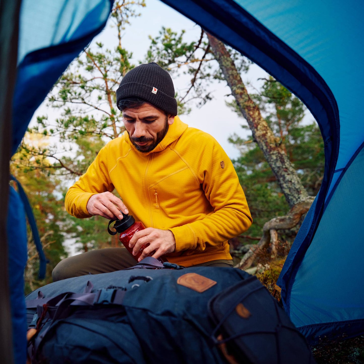 ABISKO GRID FLEECE HOODIE M - US 5280