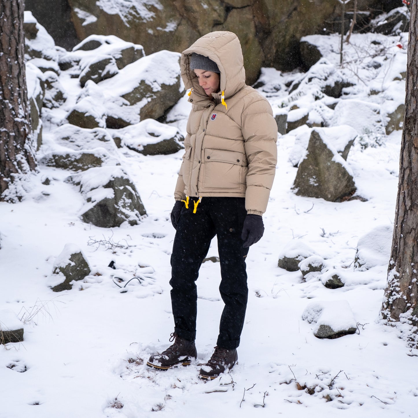 EXPEDITION DOWN CROPPED JACKET W - US 7952